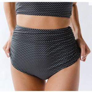 Albion Midnight Dash Ruched High Waisted Bottoms